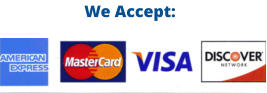 We Accept: